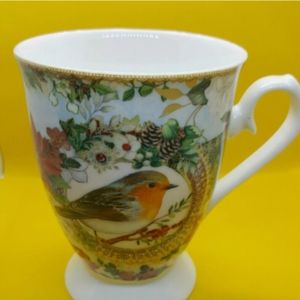 Delton Products Christmas  Porcelain Mug Cup (C16)